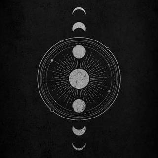 Lunar phase wallpaper