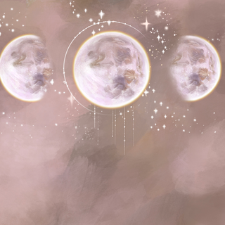 Lunar phase wallpaper