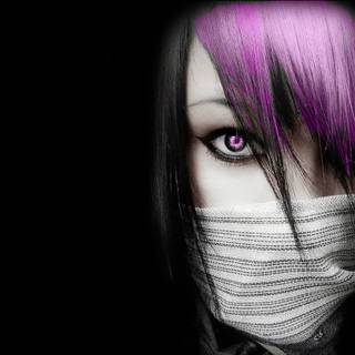 Purple emo wallpaper