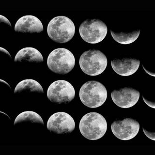 Lunar phase wallpaper