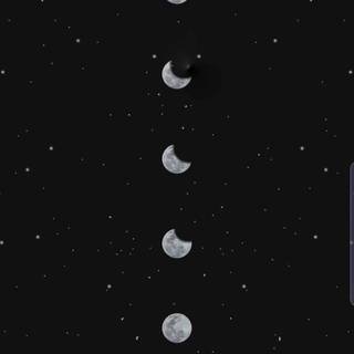 Lunar phase wallpaper