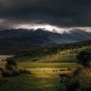 Landscape hills wallpaper