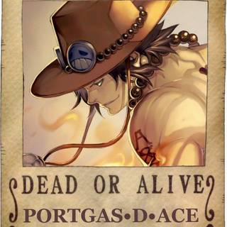 Ace wanted poster wallpaper