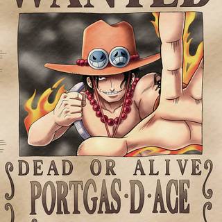 Ace wanted poster wallpaper