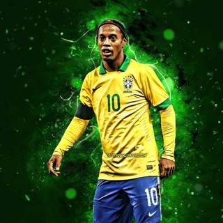 Ronaldinho 4K wallpaper