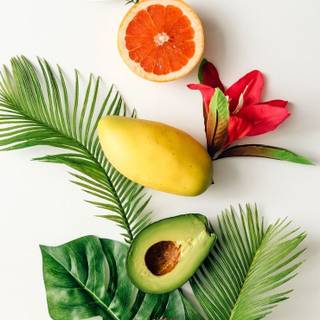 Real fruit summer wallpaper