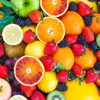 Real fruit summer wallpaper