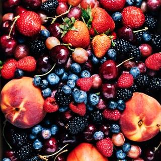 Real fruit summer wallpaper