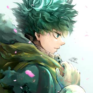 Vigilante Deku computer wallpaper