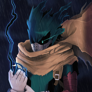 Vigilante Deku phone wallpaper