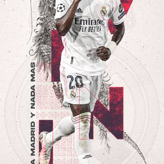 Vinicius Jr phone wallpaper
