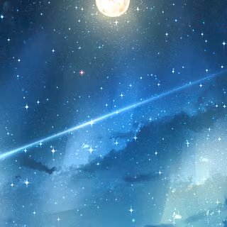 Beautiful anime sky phone wallpaper