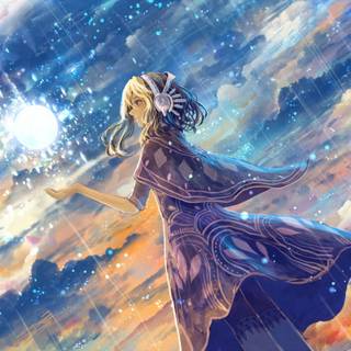 Magic fantasy anime wallpaper