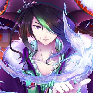 Magic fantasy anime wallpaper