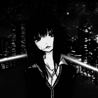 Dark anime moon wallpaper