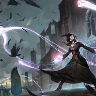 Magic fantasy anime wallpaper