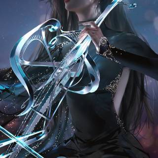 Magic fantasy anime wallpaper