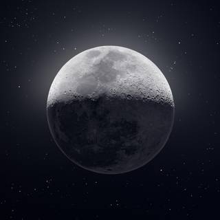 Dark moon 4k wallpaper