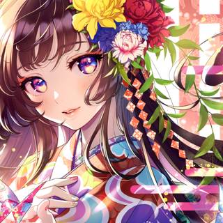 Magic fantasy anime wallpaper