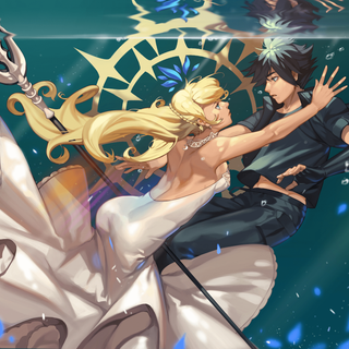 Magic fantasy anime wallpaper