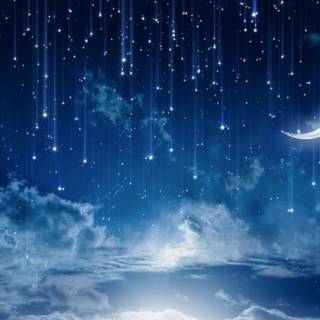 Dark anime moon wallpaper