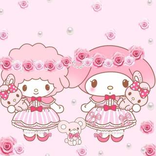 Hello Kitty My Melody wallpaper