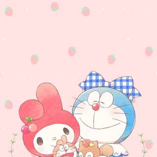 Hello Kitty My Melody wallpaper