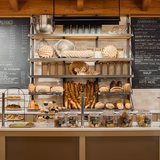 Bakery shop wallpaper