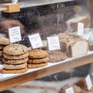 Bakery shop wallpaper