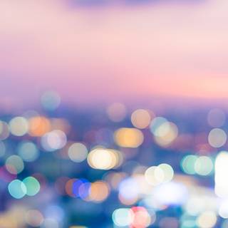 Blurry city wallpaper