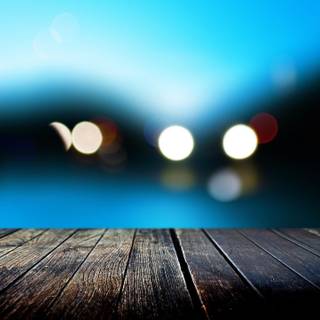 Blurry city wallpaper