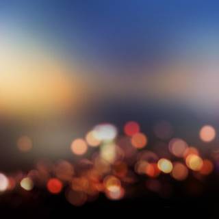 Blurry city wallpaper