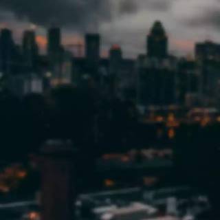 Blurry city wallpaper