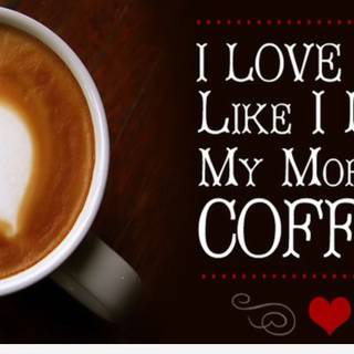 Coffee lover wallpaper