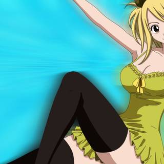 Lucy Fairy Tail desktop 4k wallpaper