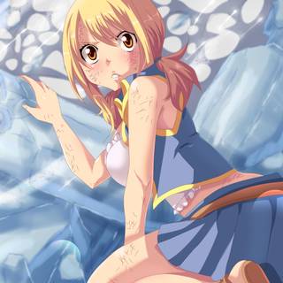 Lucy Fairy Tail desktop 4k wallpaper