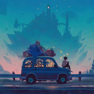 Camping car wallpaper