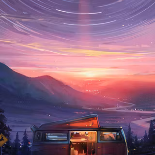 Camping car wallpaper