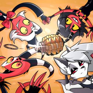 Helluva Boss Moxxie wallpaper