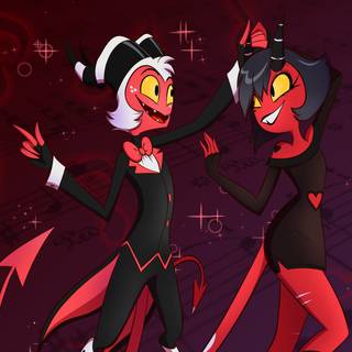 Helluva Boss Moxxie wallpaper