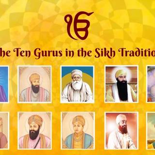 10 Sikh Gurus wallpaper