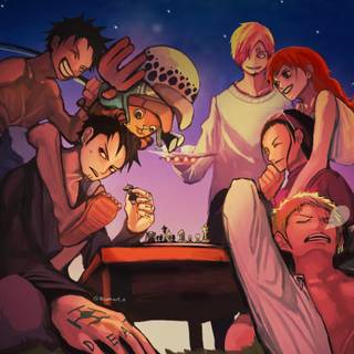 One Piece fanart wallpaper
