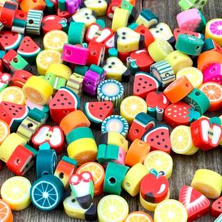 Clay beads wallpaper