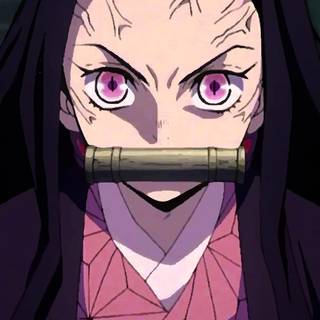 Angry Nezuko wallpaper