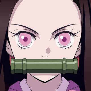 Angry Nezuko wallpaper