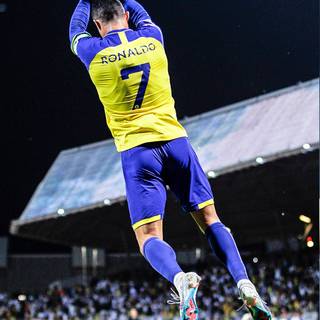 Al Nassr Ronaldo wallpaper