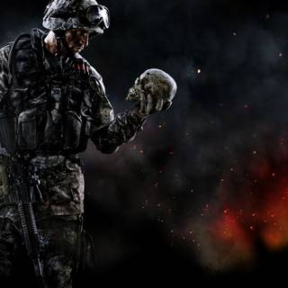 Military man wallpaper