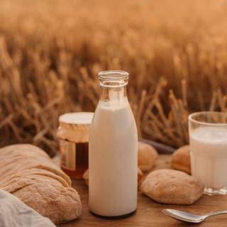 Milk bottle wallpaper