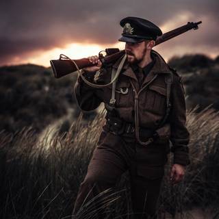 Military man wallpaper