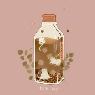 Milk bottle wallpaper